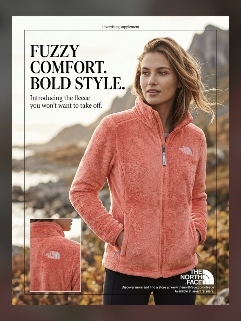 The North Face Women’s Fleece Jacket - Coral